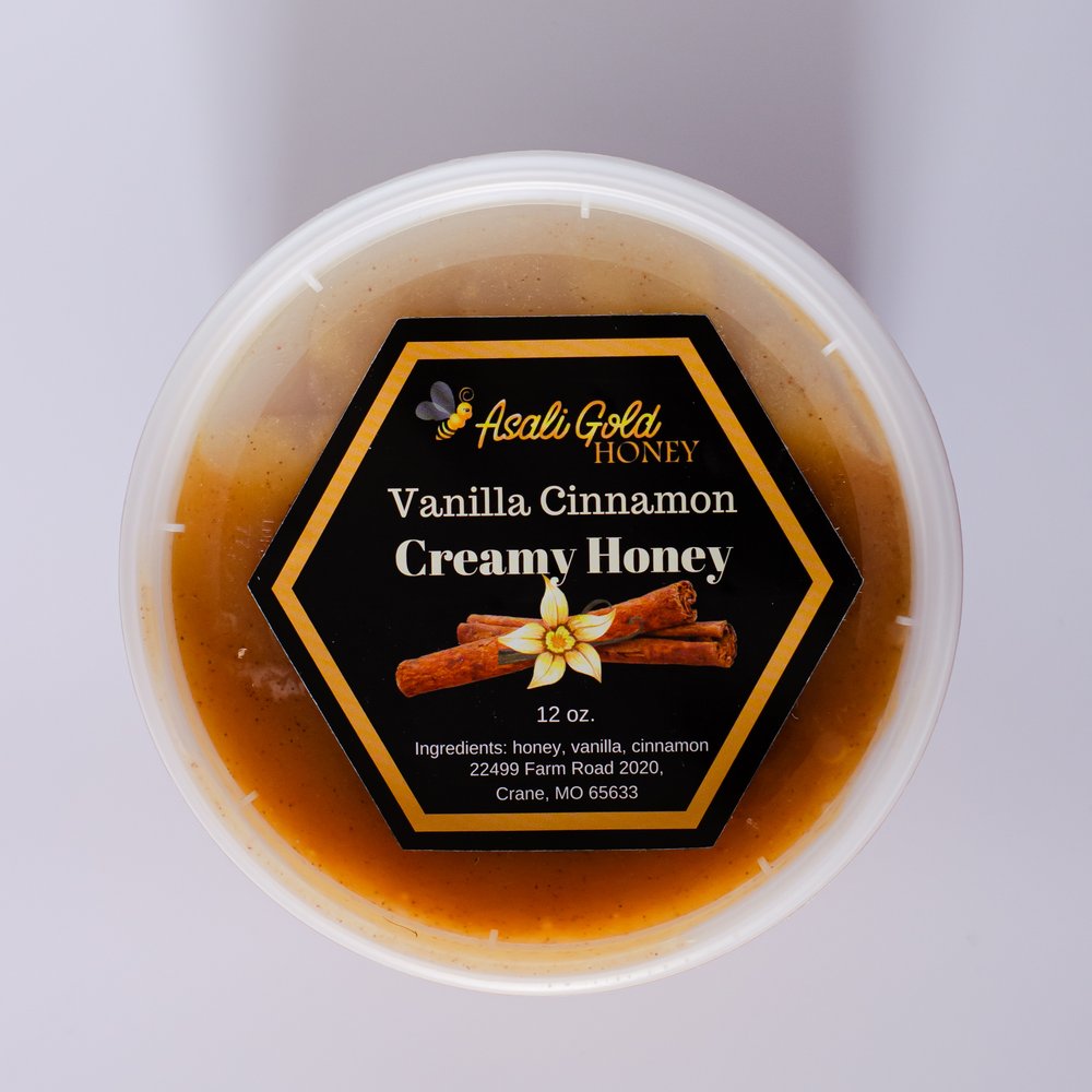 Vanilla-Cinnamon Creamy Honey