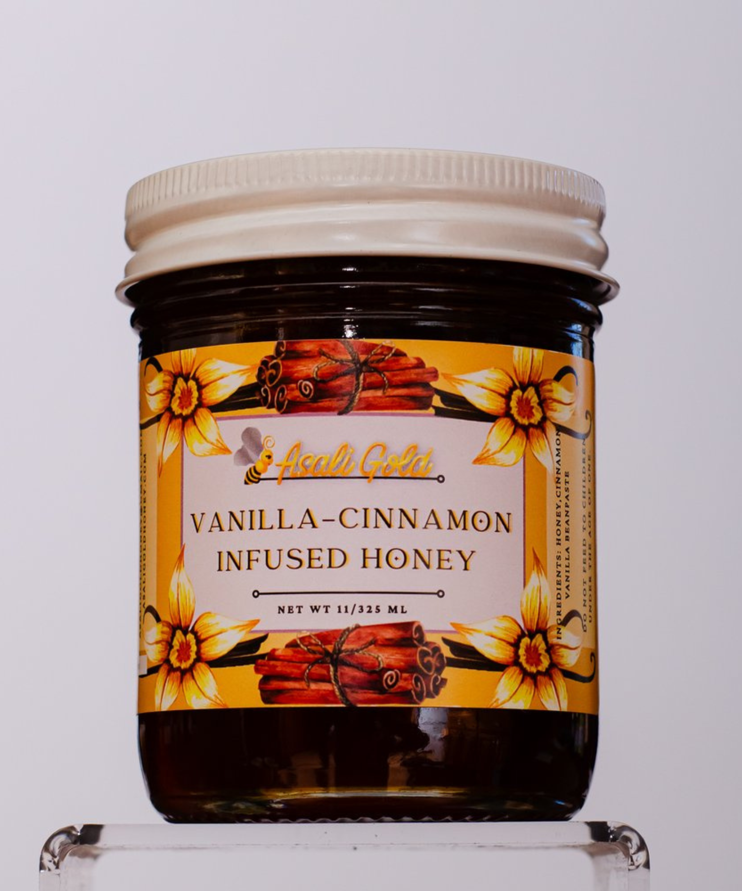 Vanilla Cinnamon-Infused Honey